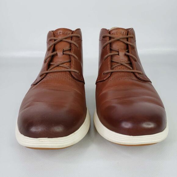 Cole Haan Mens Tour Chukka Boots Brown Leather Grand OS C29589 Size 10.5 M Shoes main image 7